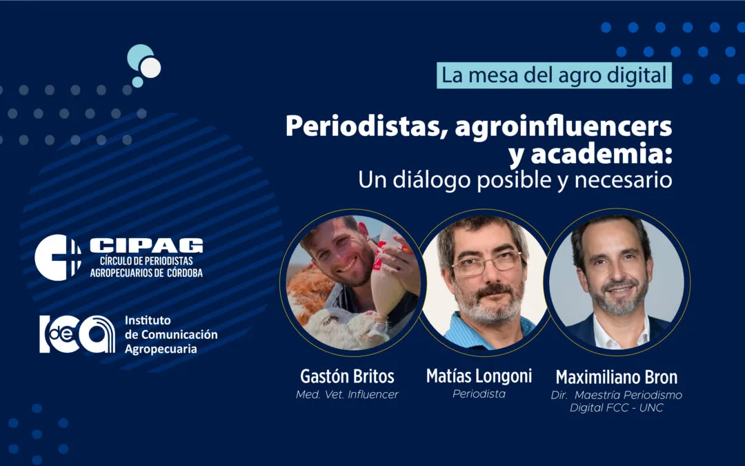 Gran convocatoria a la charladebate sobre periodimo y, agroinfluencer.